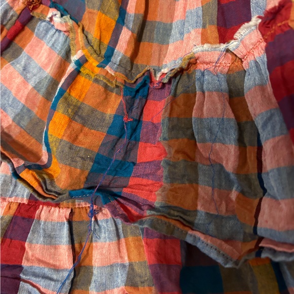 Free People Extra Tropical Plaid Maxi Dress-XS - Picture 4 of 10